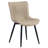 Jimma Faux Leather Upholstered Wingback Dining Chair with Iron Legs-194002855