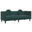  Sofa Set Dark Green Velvet (100% Polyester), Plywood, Solid Wood-1122142070