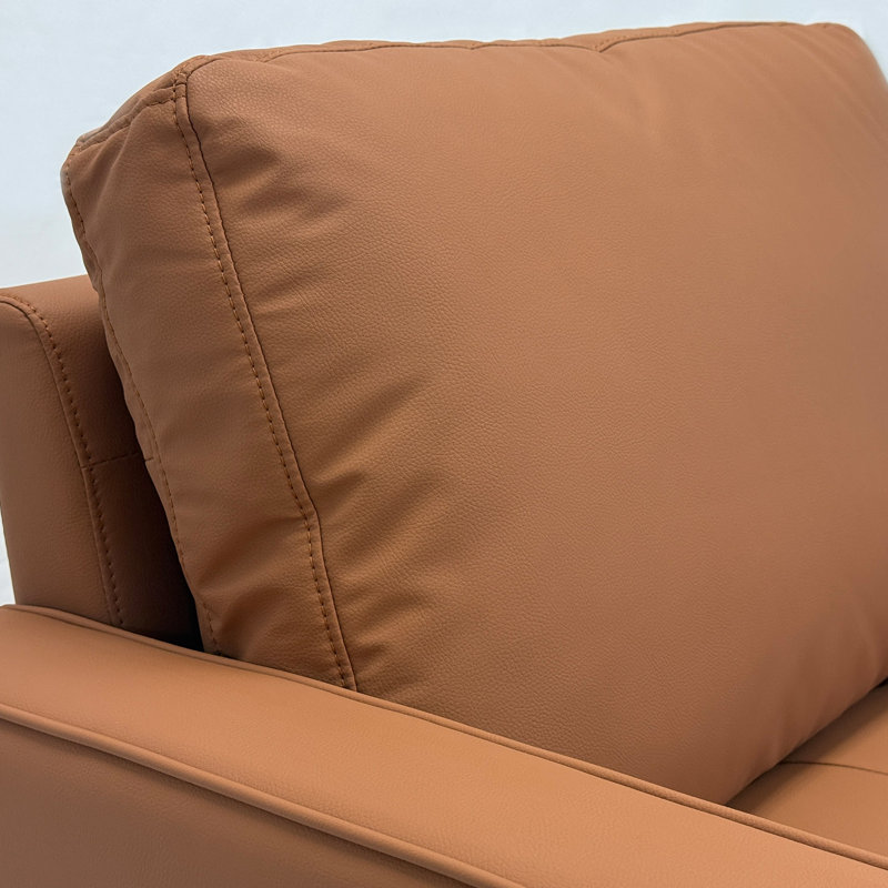 Ensemble de salon 3 pièces Statura Mid-Century, Brun