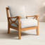 Chaise de patio en teck Brunswick avec coussins-151300350-229181923