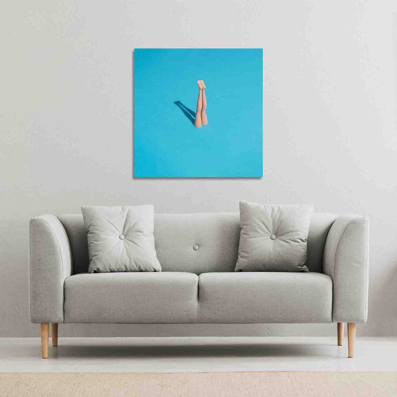 Swimming Dive by Andrew Lee - Wrapped Canvas Print, 101cm H x 101cm W x 4cm D