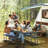 Coffee Colour Patio Folding Table Rectangular-2088339085