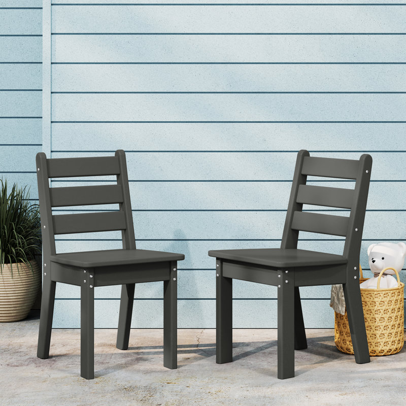 Chaise de salle à manger pour enfants, Gris