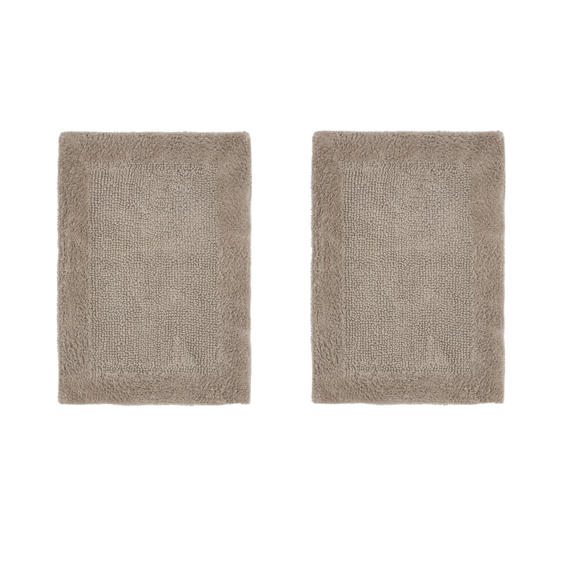 Ensemble de tapis pour salle de bain 2 pièces Moriceau 100% coton 2370 g / m² Moriceau, Beige