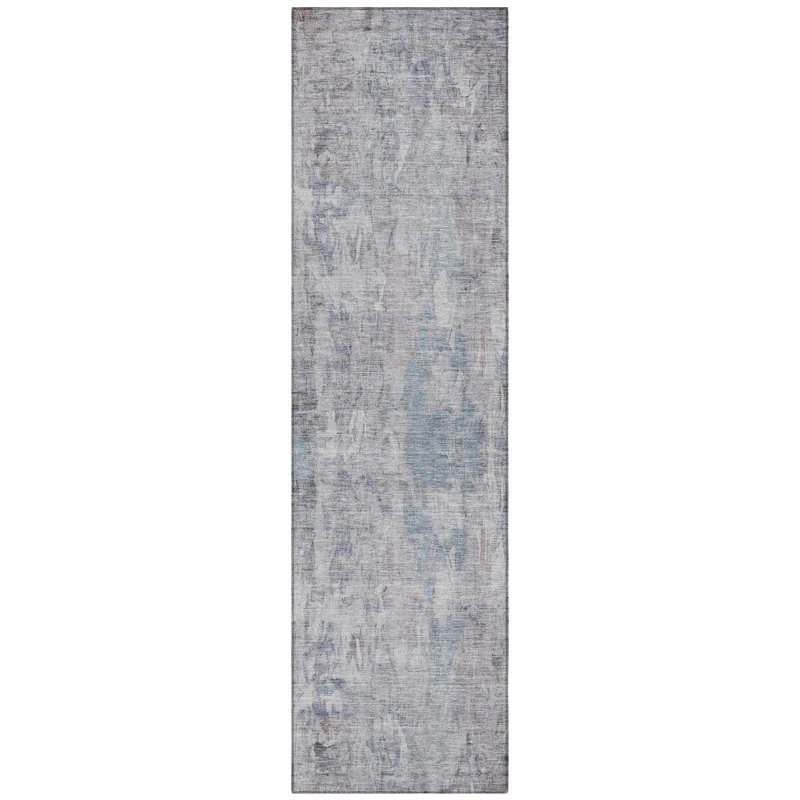 Machine Washable Indoor/Outdoor Mattis ACN2310 Abstract Rug, Runner 2'3" x 7'6"