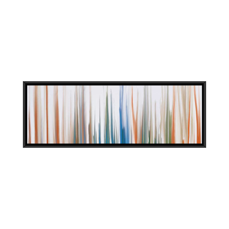 « fluorescence charme », reproduction d’art sur toile tendue, H 20 po x l 60 po x P 1,5 po, Toile avec cadre noir