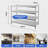Capacity Shelf Unit With Adjustable Height And Vent Holes For Kitchen Garage Office