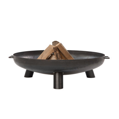 Salo Round Steel Wood Burning Fire Pit