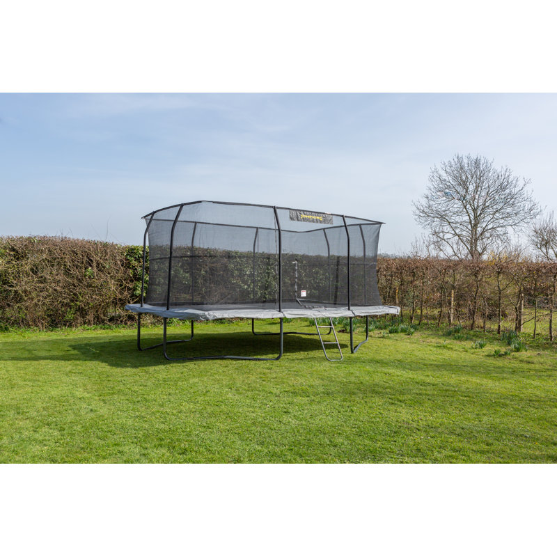 11.5ft x 16ft JumpKing Rectangular Combo Pro Trampoline with Safety Enclosure