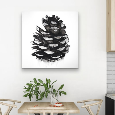 Pine cone - 32"x32" art on canvas