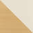 Amara 20" W Modern Nightstand with 1 Full Extension Drawer and Metal Legs in Cream and Light Oak-1723044002