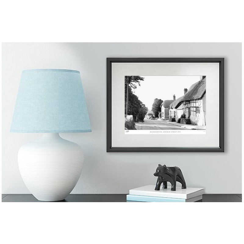 Micheldever, Church Street 1951 by Francis Frith - Single Picture Frame Print, 45cm H x 60cm W x 2.3cm D