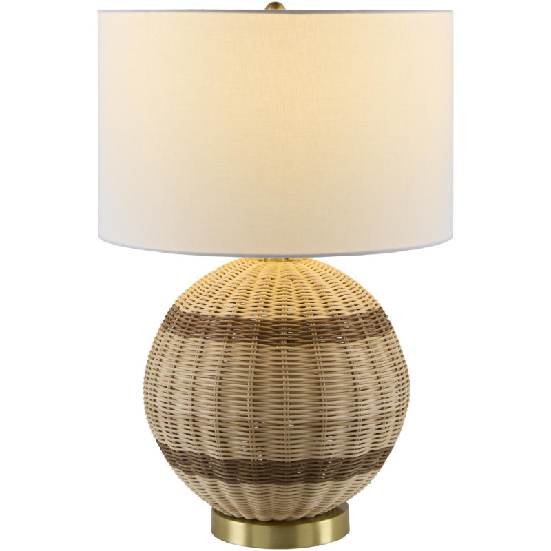 Cabado Table Lamp, Natural/Brown