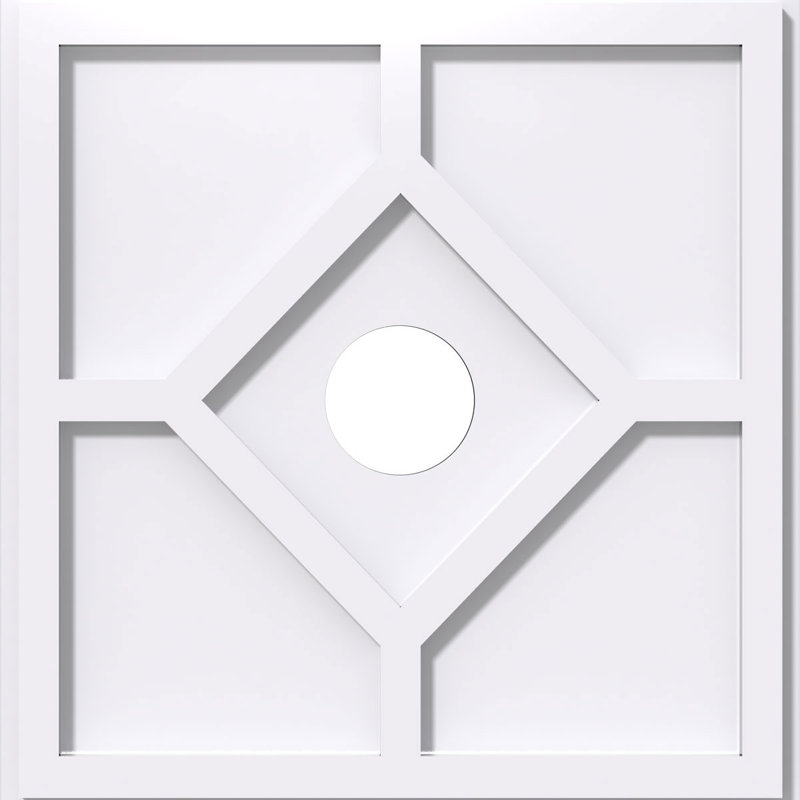 Médaillon de plafond Embry, H 1 po x l 24 po x P 24 po