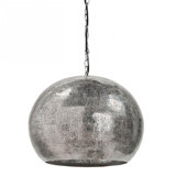 Pierced Metal Sphere Pendant