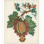 Art sur toile tendue par Red Studio Barrel Studio®: Jacobean Floral II