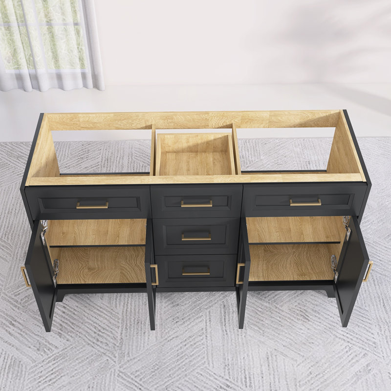 Base de meuble-lavabo double 60 po seulement