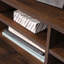 Tablette réglable brune, polyvalente pour la maison et le bureau, esthétique rustique moderne, décoration de bureau facile à installer, installation