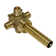ROHL® Universal 4-Port, 3-Way Dedicated Diverter Rough Valve