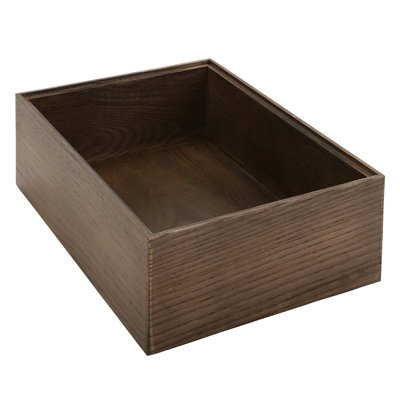 WB-959-GA - Élévateur carré en bois de 9,5 po pour distributeur de jus / breuvage en acrylique, 8 po de hauteur (convient à DISP-3)