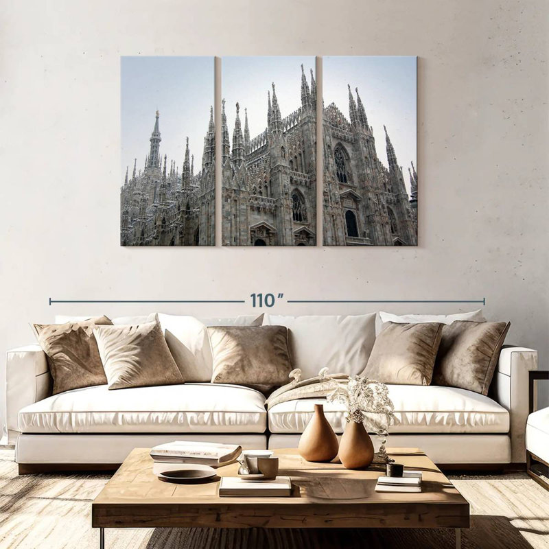 Sebbie Milan Cathedral, 48" H x 74" W