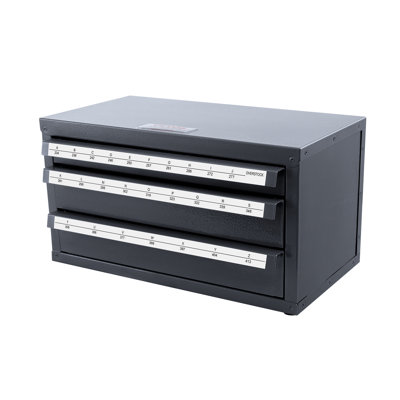 Armoire-distributeur à perceuse, armoire de rangement à trois tiroirs pour A à Z