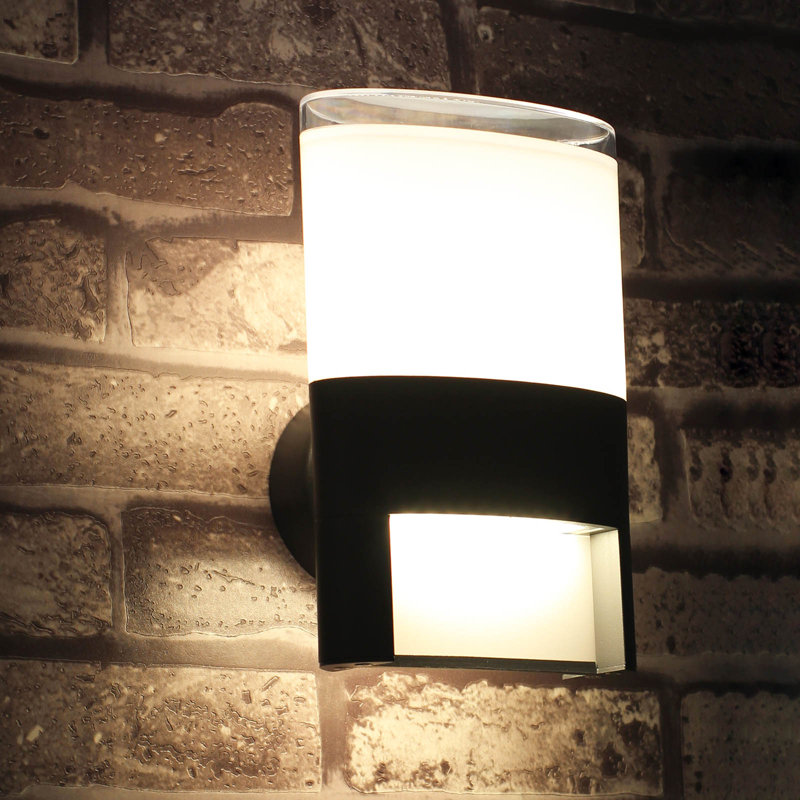 23cm H Integrated LED Outdoor Wall Lantern