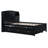 Wooden LED Platform Bed with Trundle-1925299503-1925299499