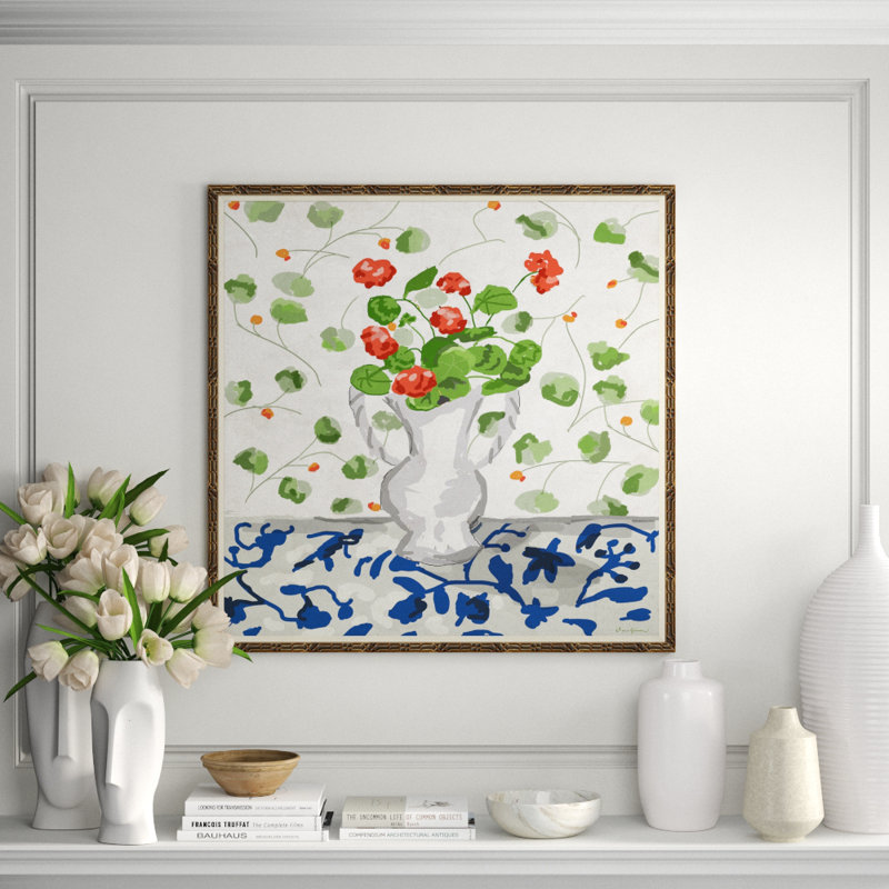 Geranium Framed by Dana Gibson