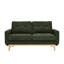 Canapé-lit capitonné Mid-Century moderne avec pieds en bois massif-46189293