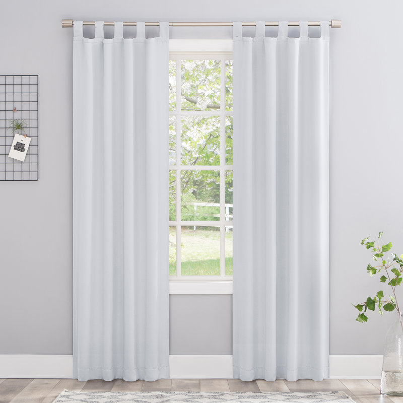 Rideau occultant et isolant thermique - Basics by Wayfair ™, l 40 po x L 84 po, Blanc cassé