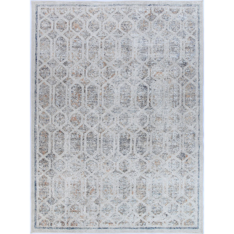 Tapis oriental vert Haddon, Rectangle 8 pi x 10 pi