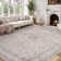 Floral Blush Non-Slip Washable Area Rug