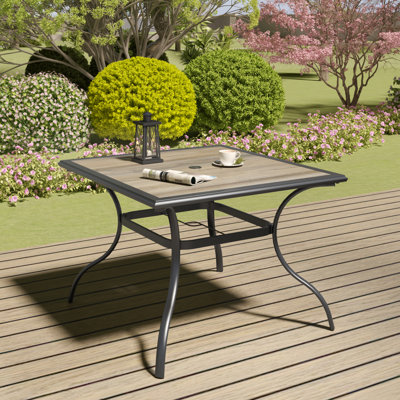Jasavion Square 37'' L x 37'' W Outdoor Dining Table