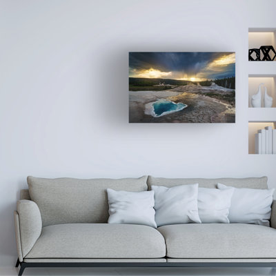 Art mural sur toile tendue - Art mural «The Heart of the Lion» par Rick Berk pour le salon, la chambre à coucher ou le bureau - 16 x 24