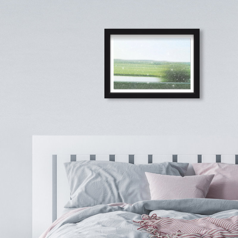 Velocity Meadow I Print by Oliver Gal, 11.5"H x 16.5"W, Black Shadowbox
