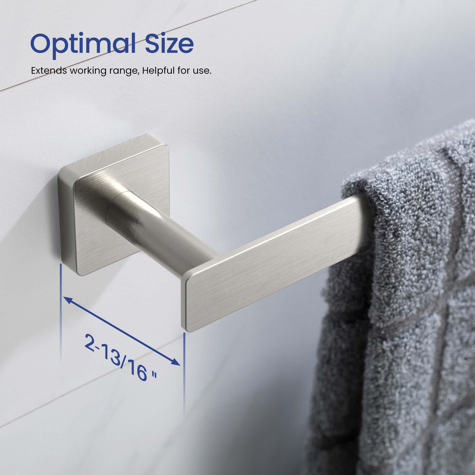 Blaze 19'' Towel Bar, Brushed Nickel