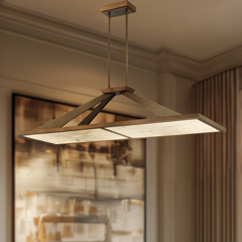 Hokku Designs Solon - Led Island In Sand, Gold