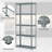 Naideline 35.5'' W Metal Shelving Unit-1662348166