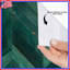 Rideaux de douche verts à chevrons verts extra longs-782890005