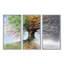 Arbre avec quatre saisons - ensemble d'art mural sur toile encadré paysage de 3-632250162-659177254