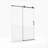 Single Sliding Shower Door, Frameless Sliding Door For Bathroom-123272681