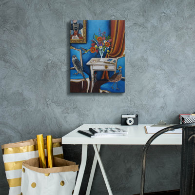 «Bird House» par Catherine A Nolin, art mural sur toile