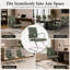 Fauteuil de direction ergonomique Doba en cuir avec support lombaire et structure en acier - Fauteuil de bureau ou de conférence moderne-1449249787