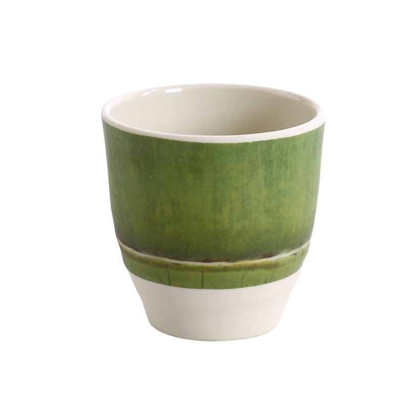Bamboo Style Melamine Teacup