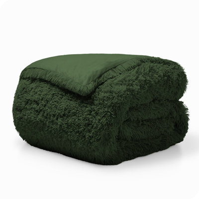 Shaggy Fleece Plush Duvet Cover
