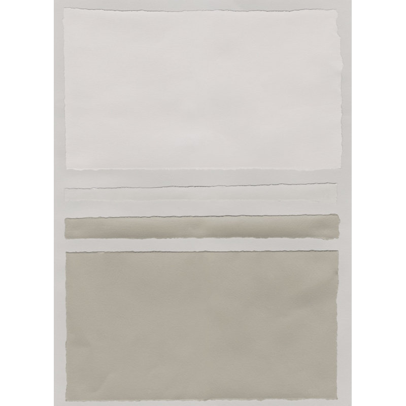 «Neutral Colorblock 5» par Kyle Goderwis, reproduction sur toile flottante, H 62 po x l 45 po