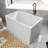 43.30'' x 27.60'' Soaking Acrylic Bathtub