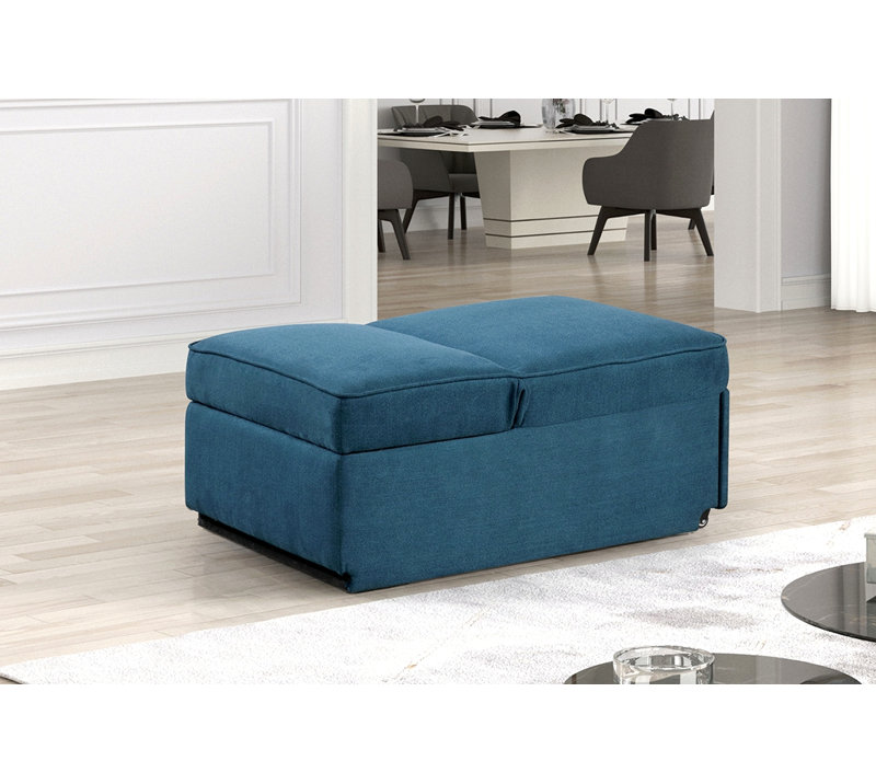 Fauteuil convertible 1pc, Bleu