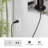 Amisted Small Makeup Vanity with LED Mirror & Outlets, Storage Drawers and 3 Shelves, Storage Stool, Bedroom-1630125949